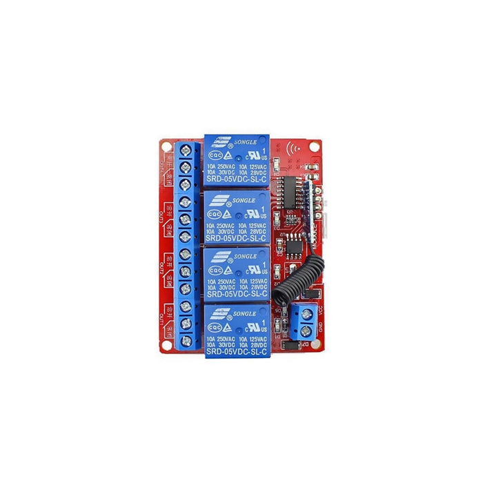 4 Channels RF Remote Control Module DC 5V