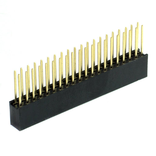 2x20 pin Female GPIO Header for Raspberry Pi 3/2/B+/A+ - 3mm