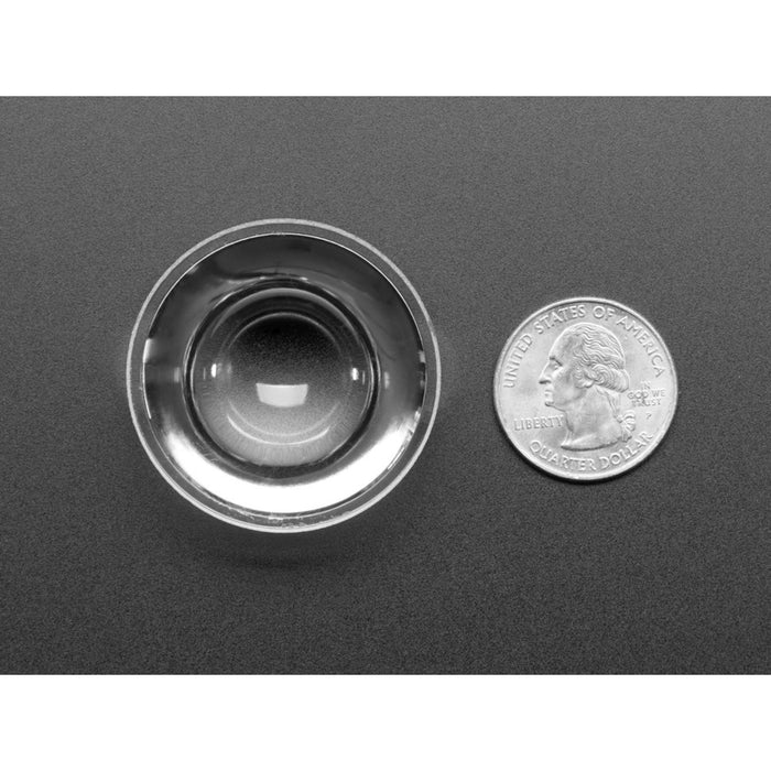 Convex Plastic Lens with Edge - 40mm Diameter