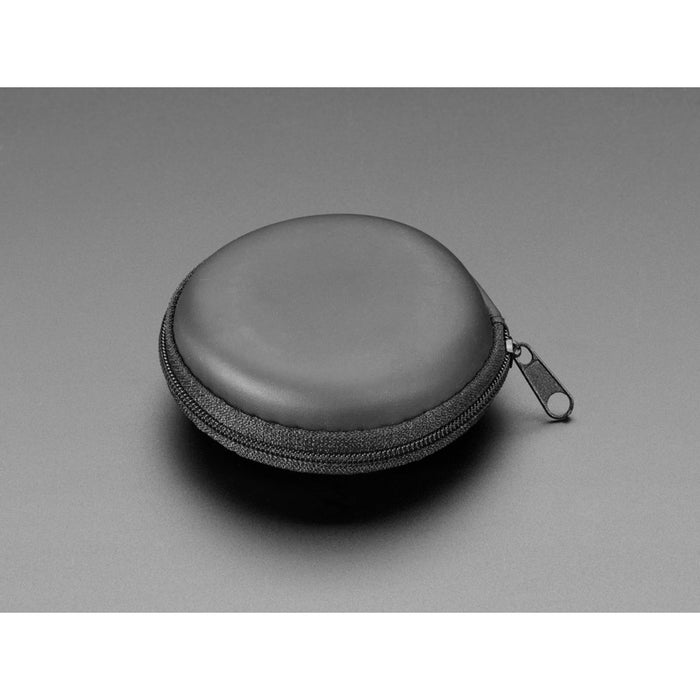 Round Black Zipper Case