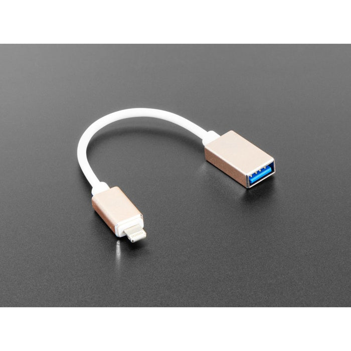 iOS Lightning to USB OTG Cable