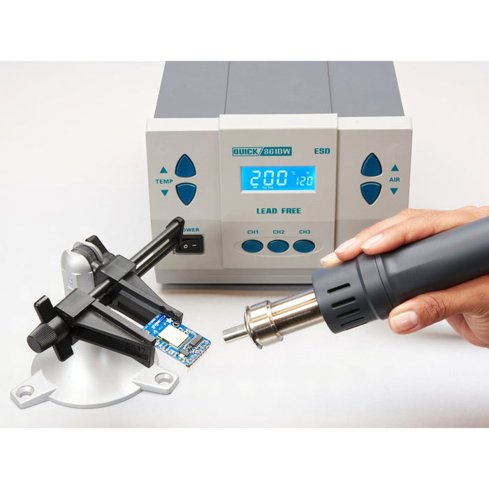 Quick 861DW Hot Air Soldering Rework Station w/ Three Nozzles