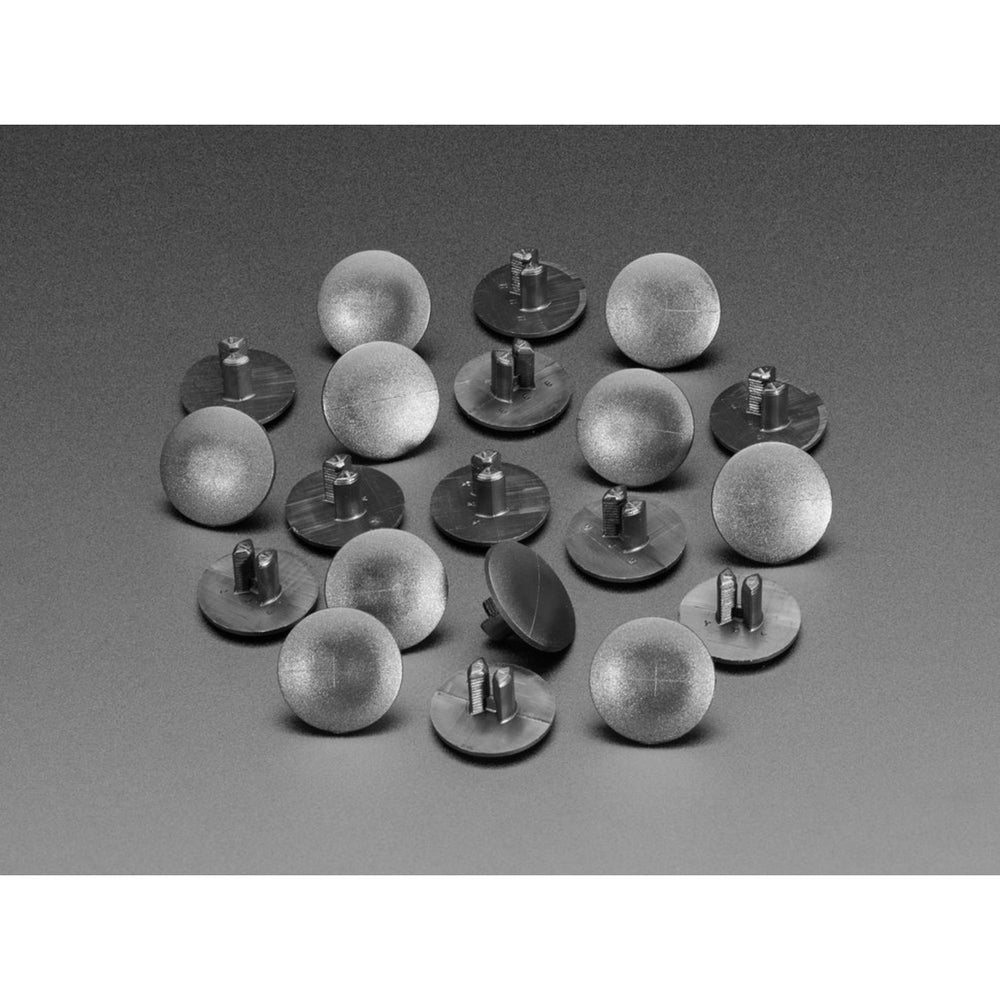 Large Short Plastic Snap Rivets - 9mm to 13mm - 10 pack