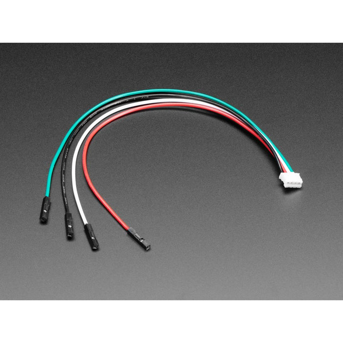 JST PH 4-Pin to Female Socket Cable - I2C STEMMA Cable - 200mm