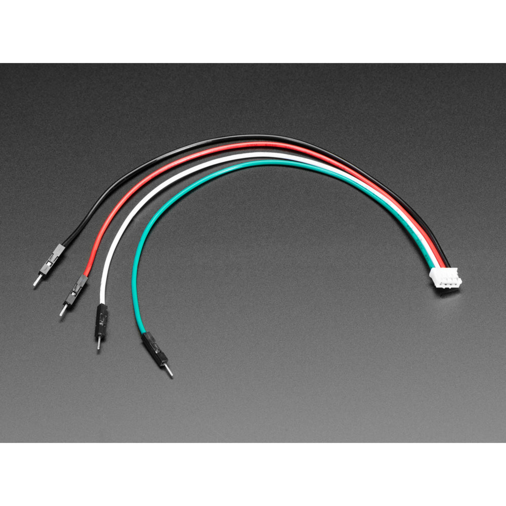 JST PH 4-Pin to Male Header Cable - I2C STEMMA Cable - 200mm