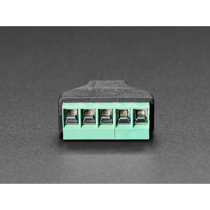 USB Mini B Female Socket to 5-pin Terminal Block