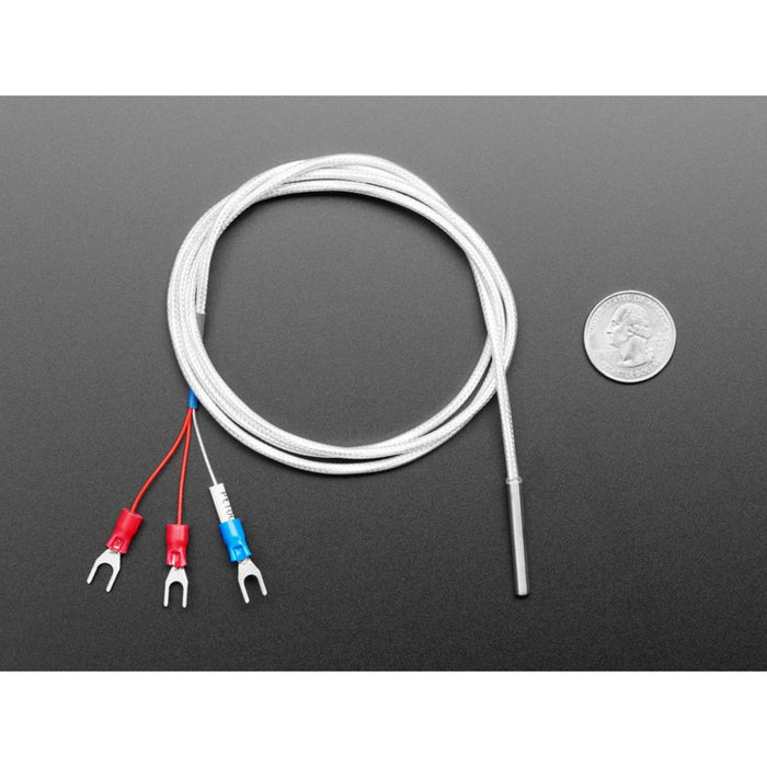 Platinum RTD Sensor - PT1000 - 3 Wire 1 meter long