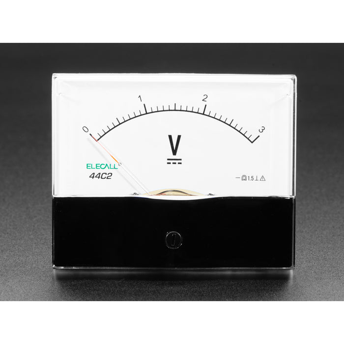 Large 3V Analog Panel Meter