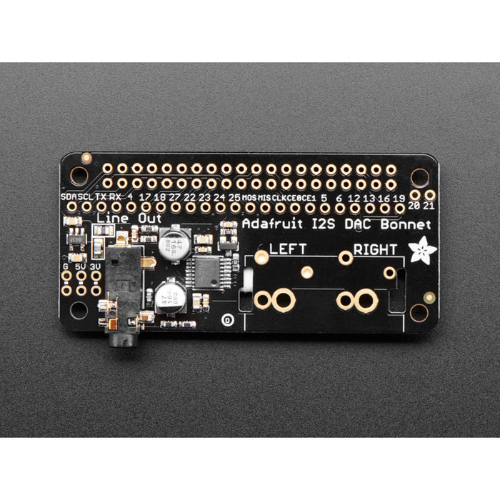 Adafruit I2S Audio Bonnet for Raspberry Pi - UDA1334A