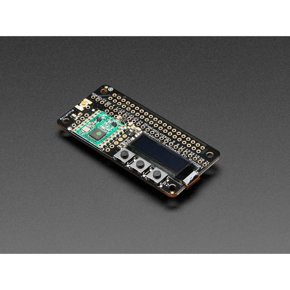 Adafruit RFM69HCW Transceiver Radio Bonnet - 868 or 915 MHz - RadioFruit