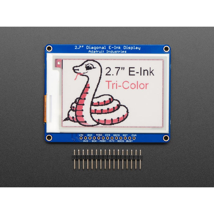 Adafruit 2.7" Tri-Color eInk / ePaper Display with SRAM - Red Black White