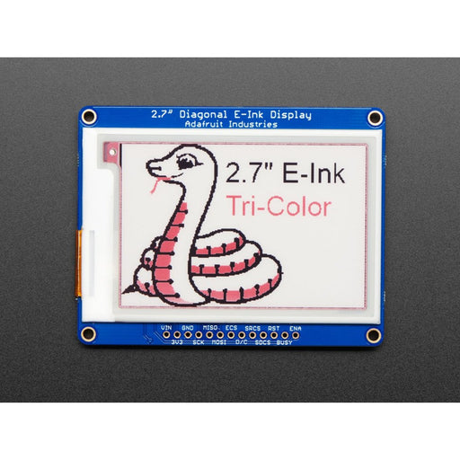 Adafruit 2.7" Tri-Color eInk / ePaper Display with SRAM - Red Black White