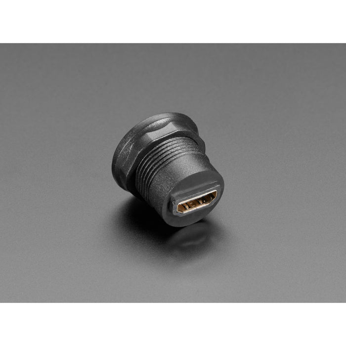 HDMI Round Panel Mount Plug