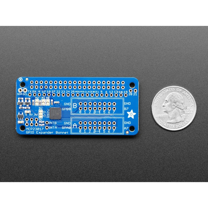 Adafruit GPIO Expander Bonnet - 16 Additional I/O over I2C