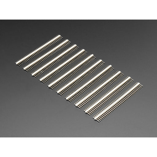 Break-away 0.1" 36-pin strip male header - White - 10 pack