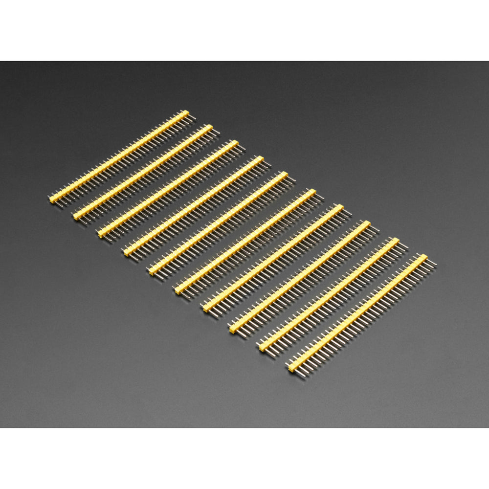 Break-away 0.1" 36-pin strip male header - Yellow - 10 pack