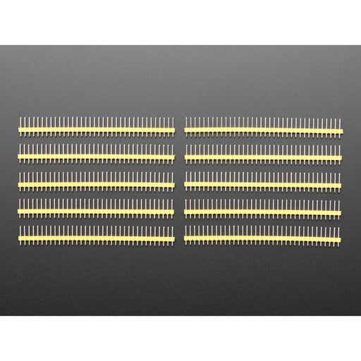 Break-away 0.1" 36-pin strip male header - Yellow - 10 pack