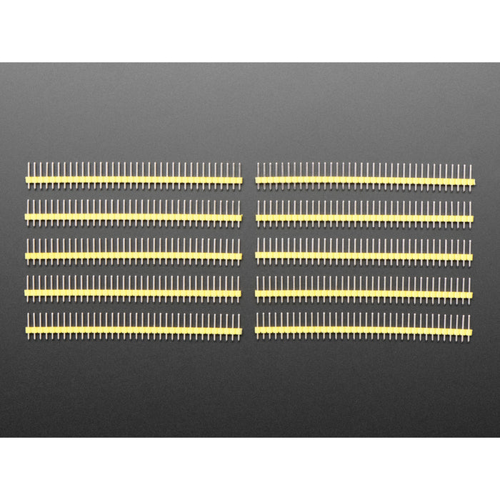 Break-away 0.1" 36-pin strip male header - Yellow - 10 pack