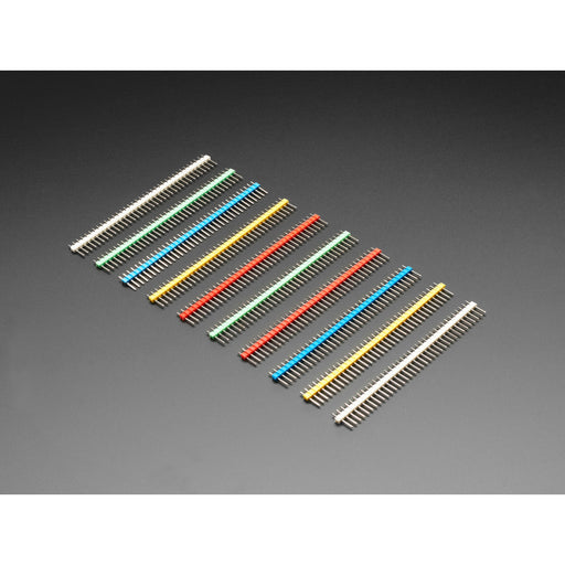 Break-away 0.1" 36-pin strip male header - Various Colors