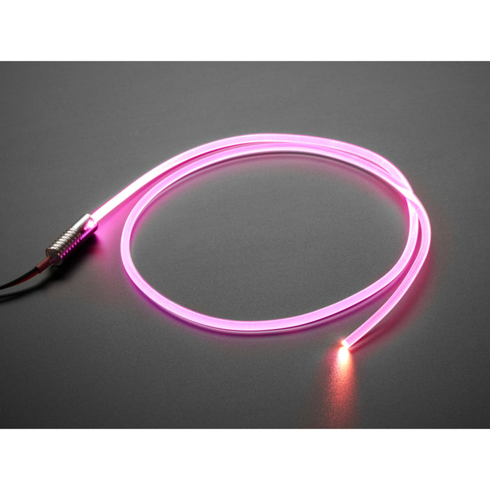 Side-light Fiber Optic Tube - 5mm Diameter - 1 meter long