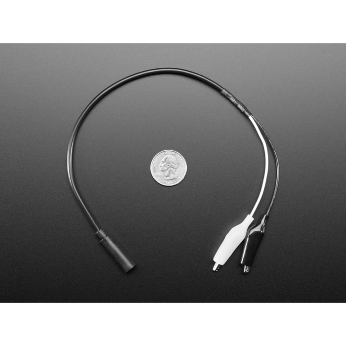 3.5mm Mono Audio Jack to Alligator Clip Cable