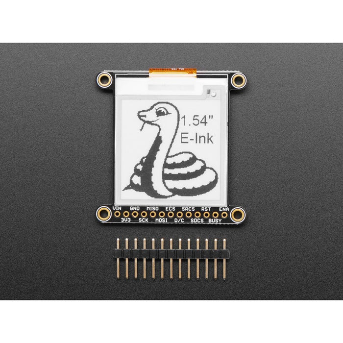 Adafruit 1.54" Monochrome eInk / ePaper Display with SRAM - 200x200 Monochrome