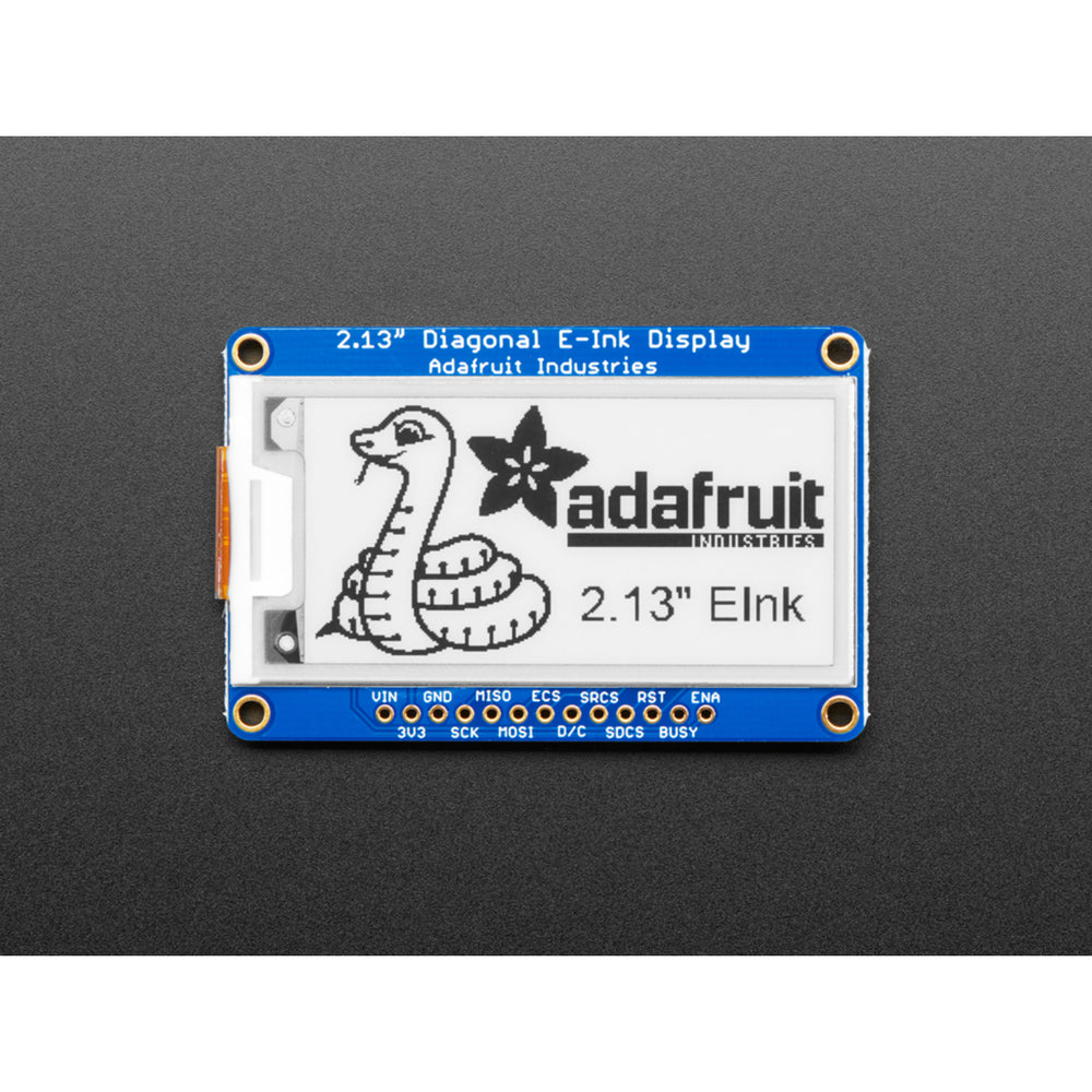 Adafruit 2.13" Monochrome eInk / ePaper Display with SRAM - 250x122 Monochrome