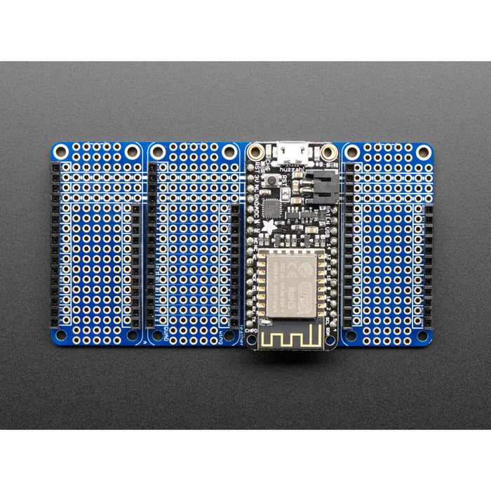 Adafruit Quad Side-By-Side FeatherWing Kit with Headers