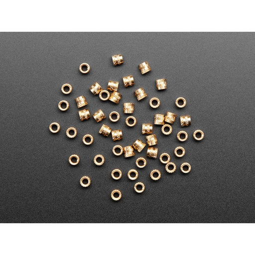 Brass Heat-Set Inserts for Plastic - M3 x 4mm - 50 pack