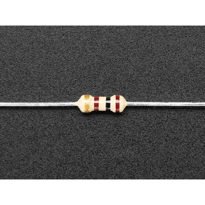 Through-Hole Resistors - 100 ohm 5% 1/4W - Pack of 25