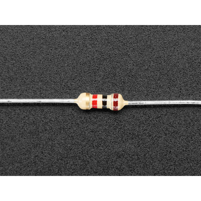 Through-Hole Resistors - 1.0K ohm 5% 1/4W - Pack of 25