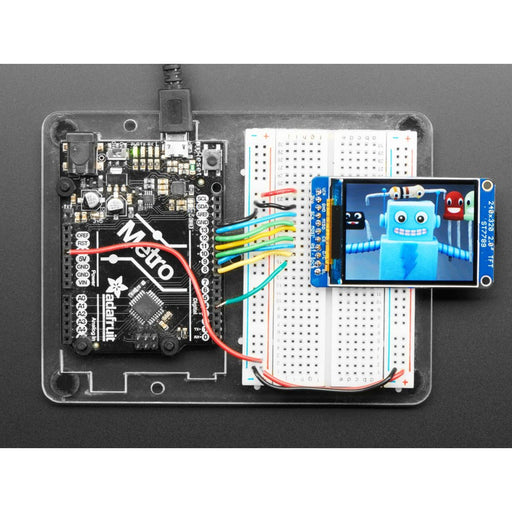 2.0" 320x240 Color IPS TFT Display with microSD Card Breakout