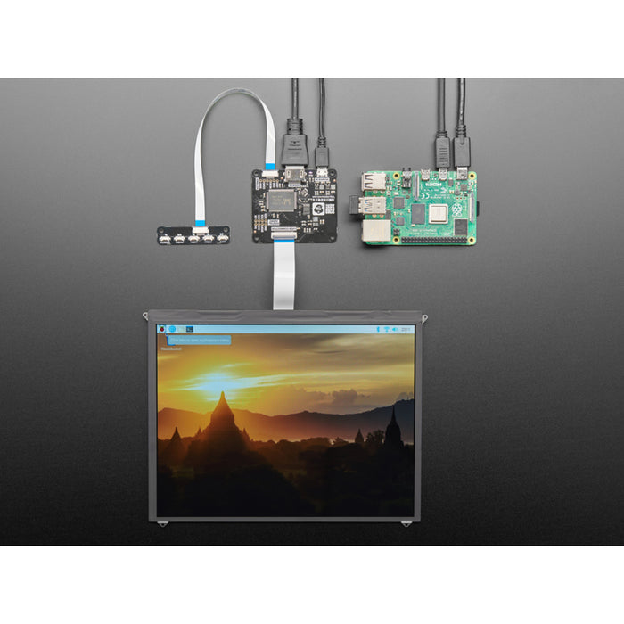 Pimoroni HDMI 10" IPS LCD Screen Kit - 1024x768