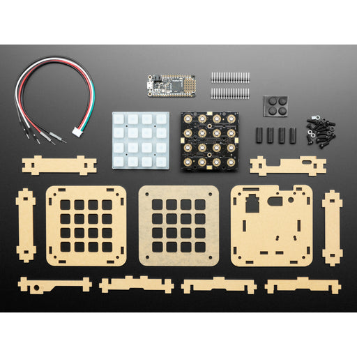 Adafruit 4x4 NeoTrellis Feather M4 Kit Pack