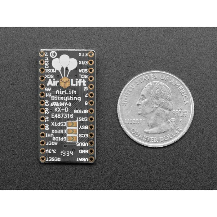 Adafruit AirLift Bitsy Add-On – ESP32 WiFi Co-Processor