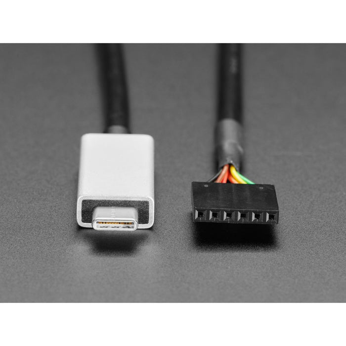 FTDI Serial TTL-232 USB Type C Cable - 5V Power and Logic