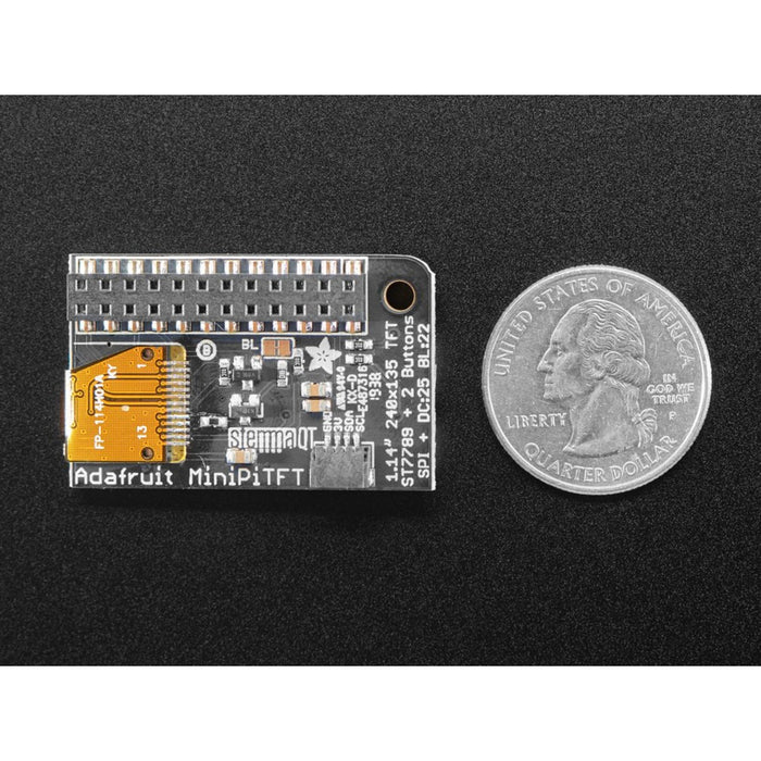 Adafruit Mini PiTFT - 135x240 Color TFT Add-on for Raspberry Pi