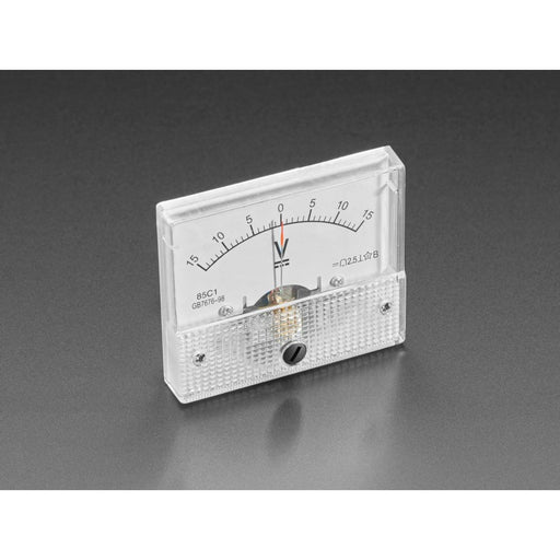 Small -15 to +15V DC Analog Panel Meter