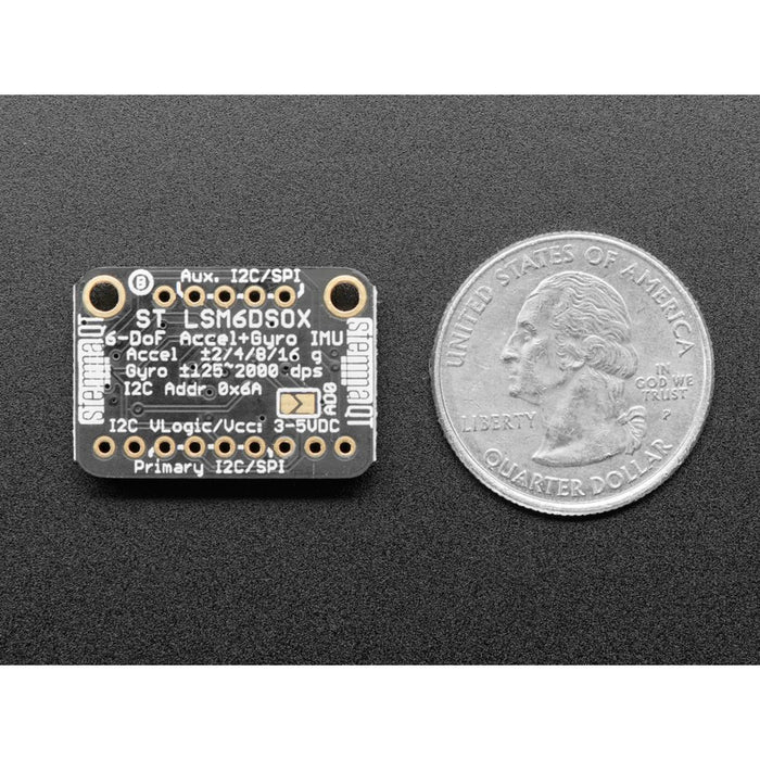 Adafruit LSM6DSOX 6 DoF Accelerometer and Gyroscope - STEMMA QT / Qwiic