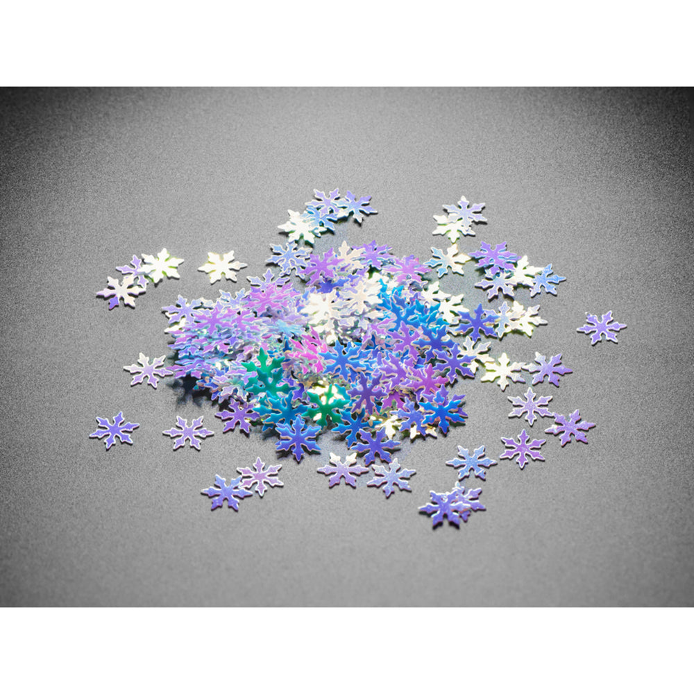 Shimmering Snowflake Glitter - 8mm