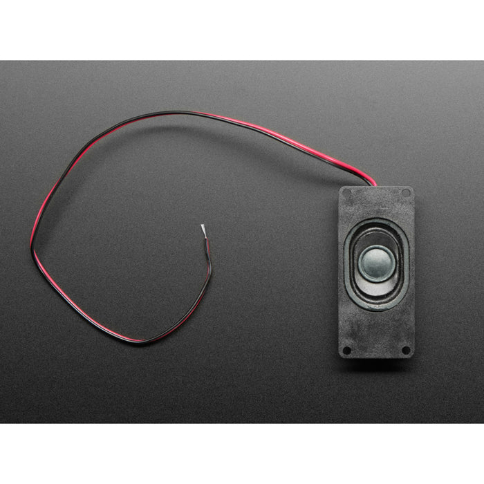 Mono Enclosed Speaker with Plain Wires - 3W 4 Ohm