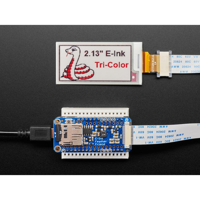 Adafruit eInk Feather Friend with 32KB SRAM