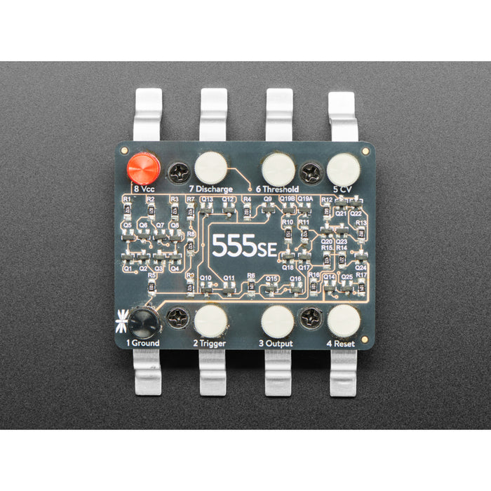 "Three Fives" 555SE Discrete Timer SMT Soldering Kit