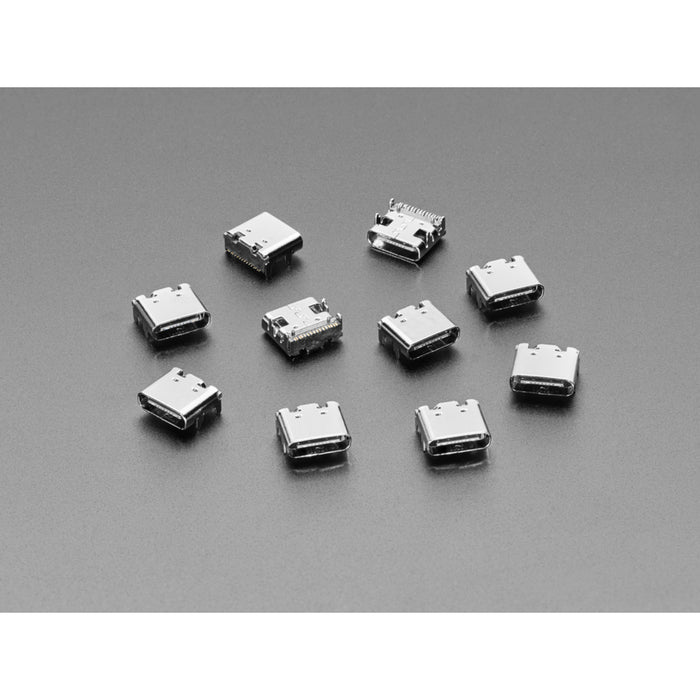 USB C SMT / THM Connectors - Pack of 10