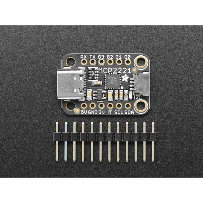 Adafruit MCP2221A Breakout - General Purpose USB to GPIO ADC I2C - Stemma QT / Qwiic