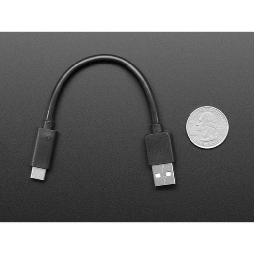 USB Type A to Type C Cable - 6" long