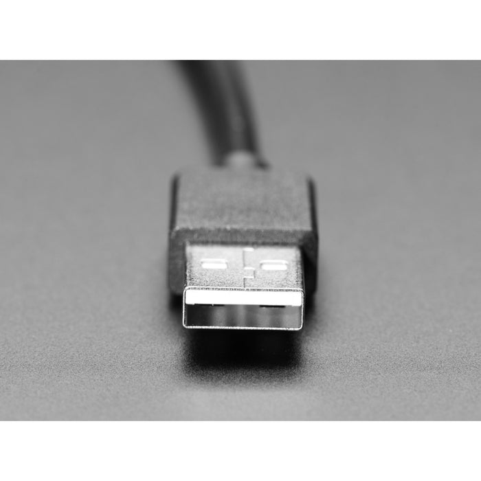 USB Type A to Type C Cable - 6" long