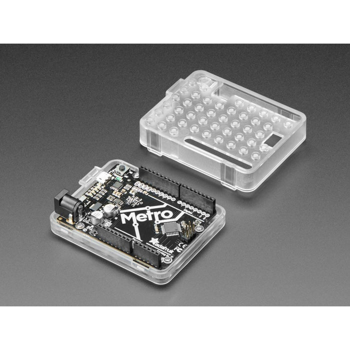 Plastic Translucent Enclosure for Metro or Arduino - LEGO Compatible