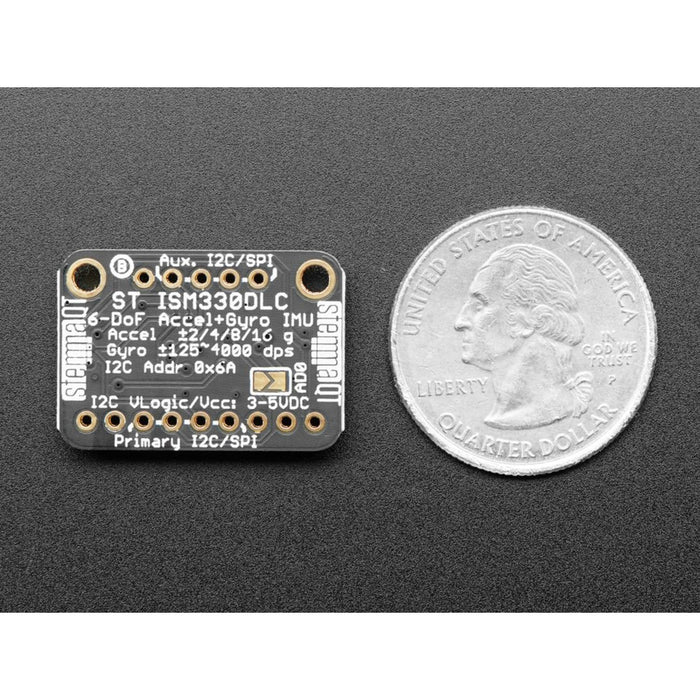 Adafruit ISM330DHCX - 6 DoF IMU - Accelerometer and Gyroscope - STEMMA QT / Qwiic