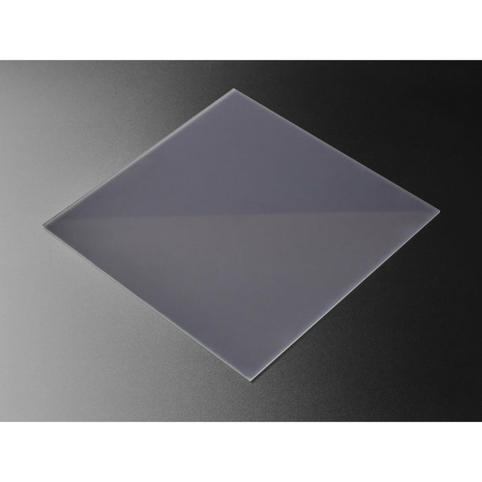 Black LED Diffusion Acrylic Panel 12" x 12" - 0.1" / 2.6mm thick